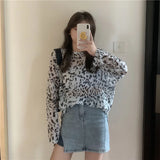 Zingj Shot Tie-Dye Gauze Sunscreen Jacket Women's Summer New Style Loose Ice Silk Thin Perspective Long-Sleeved T-Shirt