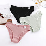 Women's Panties Cotton Underwear Seamless Sexy V Waist Briefs Girl Low-Rise Soft Panty Women Underpants Female Lingerie