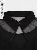 Sleeve Black Retro Vintage Swing Dress Women Aesthetic Robe De Cocktail Vintage Harajuku Elegant 50s 60s Pinup Party