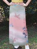 Ins2024 Summer Women's New Fashion Street Hot Girls Real Shot Gradually Half-Dressed Dress