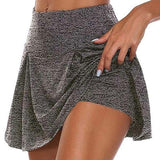 Women Sports Tennis Female Lining High Dance Fitness Short Skirts Quick Drying Solid Waist Mini Golf Sporting