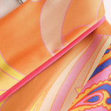 Women Two-piece Set Print Kimono Vintage Belt Long Sleeve Loose Shirt Female Fashion Beach Style Shorts