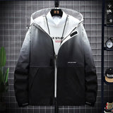 Spring New Printed Hooded Jacket Men's Trend Student Sportswear Men's Big Jacket Youth Jacket Jacket