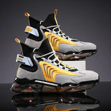 Men Sneakers Breathable Mesh Running Shoes Men Graffiti Sports Shoes Fashion No-slip Walking Jogging Shoes