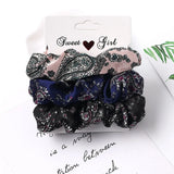 Set Scrunchies Hair Ring Candy Color Hair Ties Rope Autumn Winter Women Ponytail Hair Accessories 4-6Pcs Girls Hairbands