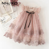 Lace Dress New Floral Kids Dresses For Girls Princess Dress Children Clothes Girls Dress Casual Wear 3 8Y Vestido