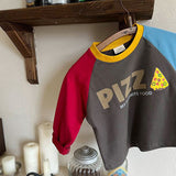T Shirts Spring Autumn T-shirt for Kids Long Sleeve Girls Tops Boys Tees 1-10years School Baby Blouse Toddler