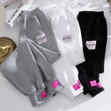 Fashion Letter printed Thick Plush Harem Pants Women Casual Loose Sweatpants Winter Warm Clothes Teens Large 2XL