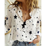 Autumn Long Sleeve Casual Loose Shirt Women Elegant Butterfly Floral Print Tops and Blouses 2020 Vintage Cotton