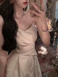 New Women Spaghetti Strap Dress Elegant Sleeveless Prom Party Sexy Vestidos One Piece