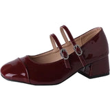 Fairy Style Elegant Temperament Coarse Single Shoes Summer New With Skirts To Increase The Thin And Coarse Heel Mary Treasure