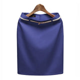 Hip Skirt Pencil Womens Skirts With Belt Short High Waist Woman Skirt Elegant Business Work Wear Office Lady Mini