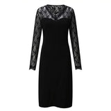 V Neck Dress Women Long Sleeve Print Skinny Wrap Bodycon Party Dress Spring Autumn Sexy Slim Office Ladies Dresses