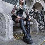 2025 New Metal Buckle With Thick Bottom High Boots For Women's Large Size