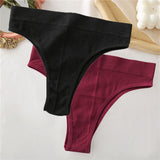 Seamless High Waisted Thongs Woman Sexy Women's Panties Comfortable Briefs Intimates Sexy Lingerie T-Back Pantys