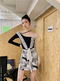 Bodysuit Women Lace Patchwork Off The Shoulder Bodycon Top Black Sexy Body Fashion Lingerie Bodysuit Designer