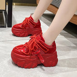 Bottom Dad Shoes Female 2025 Spring And Autumn New Running Shoes Korean Version Tide Sports Style Casual Shoes Fashion Women's