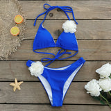 Three-Point Mini Bikini Low-Waist Sexy Strap Split Swimsuit Women 2025 New