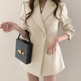 Jacket Women's Summer Thin Korean Version Of The Hong Kong Style Retro Fasctive Top Loose B Small Man Outside The