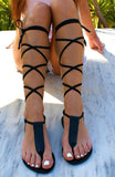 Large-Size Women's Shoes 2025 New Sandals Women's Wrist Strapped To The Beach Cool