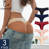 3Pcs/Lot Sexy Women Thongs G String Seamless Panties Low-Rise T-back Comfortable Lingerie Female Underwear Drop