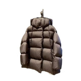 Advanced Sense Plus 90 White Duck Down Down Jacket Female 2024 Autumn And Winter New Short Hoodie Station Loose Coat Tide-Outfit