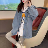 Zingj 2024 New Korean Version Loose Lazy Wind Cardigan Jacket Female-Outfit