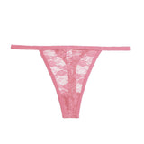 Cotton Lace Thongs Women Transparent Low-waist Underpant Hollow Out Thong Female G-String Underwear Lingerie