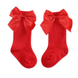 Baby Girls Socks New Kids Socks Toddlers Girls Big Bow Knee High Long Soft Cotton Lace Baby Socks Children Socks