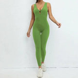 Sexy Hollow Scrunch Monkeys Women Gym Sport Jumpsuit Raises Butt White Black Female Yoga Fitness Overalls Summer