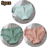 Cotton Panties Women Comfortable Underwears Sexy Middle-Waisted Underpants Female Lingerie Big Size Ladies