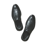 Zingj Men's Shoes Korean Version British Tide Shoes Casual Business Dress Leather Shoes Men's Wedding Shoes