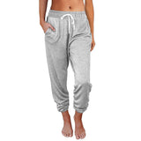 Loose Pocket High Waist Ankle Length