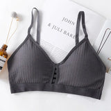 Bralette Hollow Out Bra Wireless Lingerie Fitness Bras For Women Cotton Crop Tops Girl Brassiere Soft Seamless