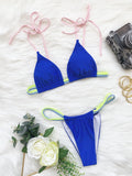 Women 2022 Bikinis Set Stylish Lace-up Wore Free Bandage Bathing Suits Swimsuit Female Sexy Summer Beachwear