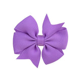 Inches Candy Color Baby Mini Small Bowknot Hair Clips For Cute Girls Safety Hairpins Barrettes Headwear Kids Hair