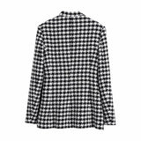 2022 Tweed Two pieces set Women Vintage V Neck Long Sleeve Office Lady slim Blazer Coat Female Hight Waist Shorts