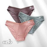 Women's Panties Women's Cotton Briefs Female Underpants V Waist Brief Underwear Plus Size Pantys Lingerie M-4XL