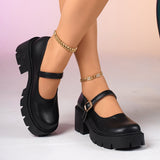 Pine Cake Thick Bottom Mary Jane Small Leather Shoes Women Jk Uniform Lovely Soft Sister To Increase Small Leather