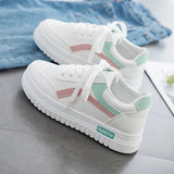 Zingj Women's Shoes Special Price 2023 New Summer New Small White Shoes Spring And Autumn Versatile Shoes Platform Street Pat Flat Plate Shoes Korean Version- Outfit