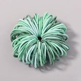 100Pcs/lot Hair Bands Girls Candy Color Elastic Rubber Band Hair Bands Child Baby Headband Scrunchie Kids Hair
