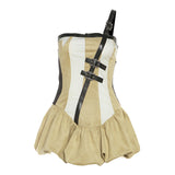 2025 Summer New Women's Clothing Smart Show JISOO The Same Hot Girl Breasts To Collect Thin