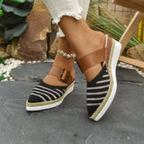 Women's Sandals 2025 Summer New Flat Bottom Slope And Pointed Casual Women's Cool Slippers