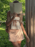 Backless Lace Up Tank Top- Outfit