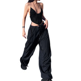 Street Retro Loose High Waist Paper