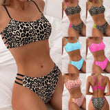 2025 New Sexy Leopard Print Split Two Sets Of Sexy Bikini