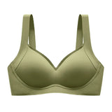 Latex Seamless Bra Women Push Up Underwear Cooling Gathers Shock-proof Pad Female Intimate Fashion Comfortable