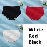 Hot Ice Silk Women Panties Invisible Ultra Thin Seamless Underwear Briefs Underpants Sexy Lingerie Solid Panties