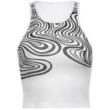 Slim Butterfly Embroidered Short VestOutfit