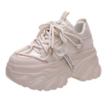 Bottom Dad Shoes Female 2025 Spring And Autumn New Running Shoes Korean Version Tide Sports Style Casual Shoes Fashion Women's